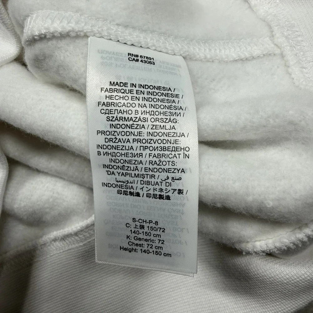 Nike Chicago White Sox MLB Youth Small‎ (8) White Hoodie New